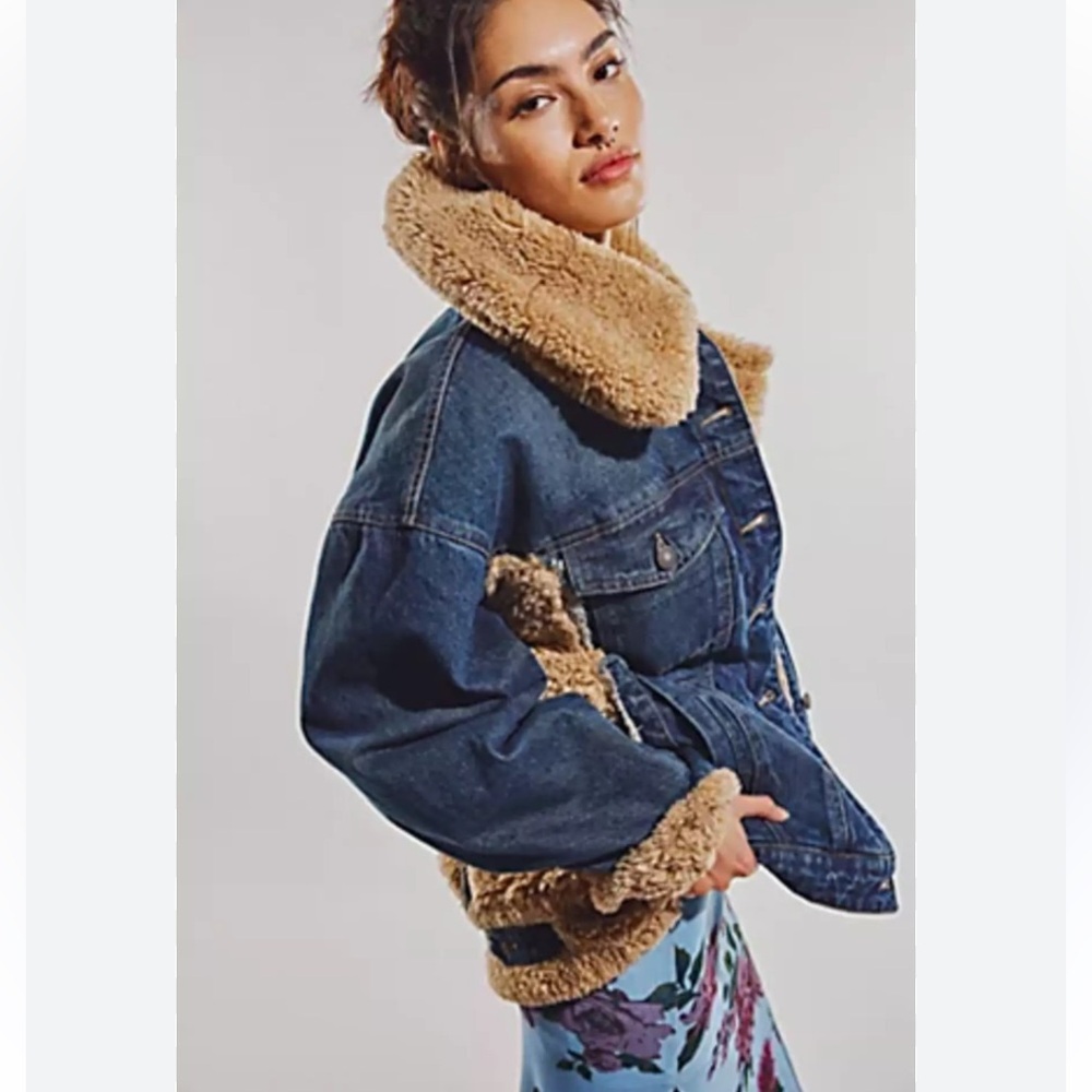 Free People
Holly Cozy Denim Jacket